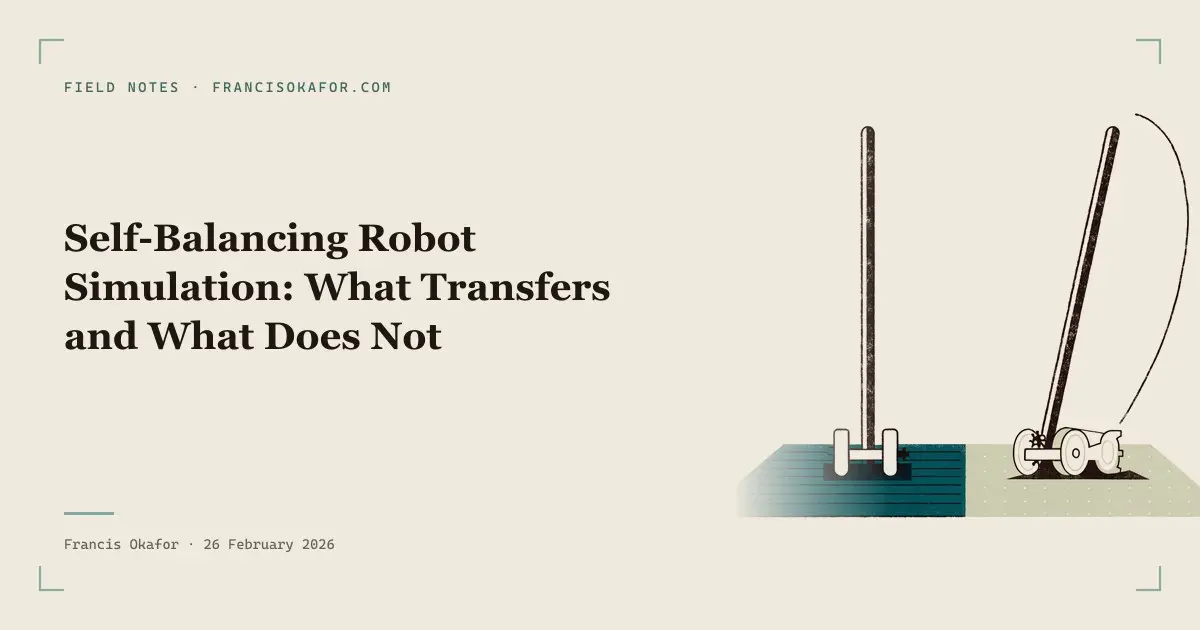 Self-Balancing Robot Simulation: What Transfers and What Does Not
