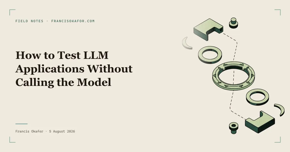 How to Test LLM Applications Without Calling the Model