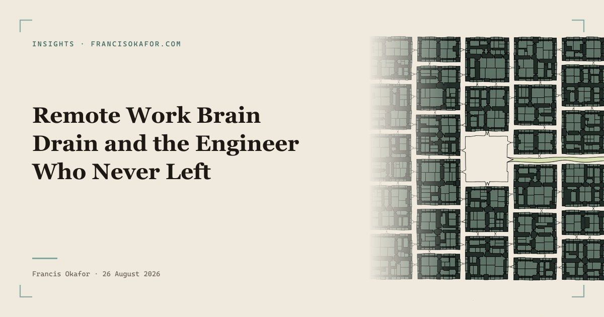 Remote Work Brain Drain and the Engineer Who Never Left