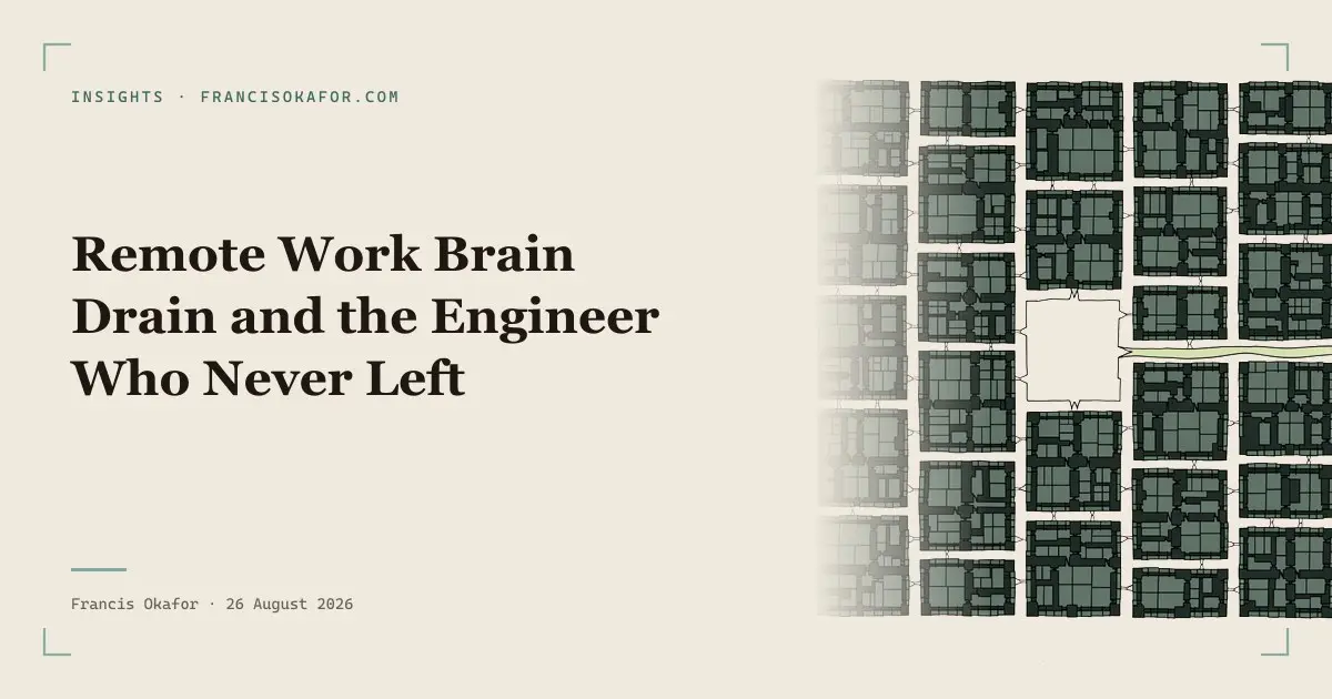 Remote Work Brain Drain and the Engineer Who Never Left