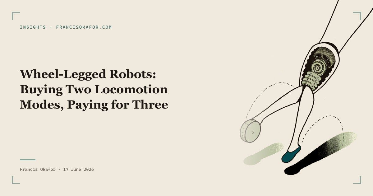 Wheel-Legged Robots: Buying Two Locomotion Modes, Paying for Three
