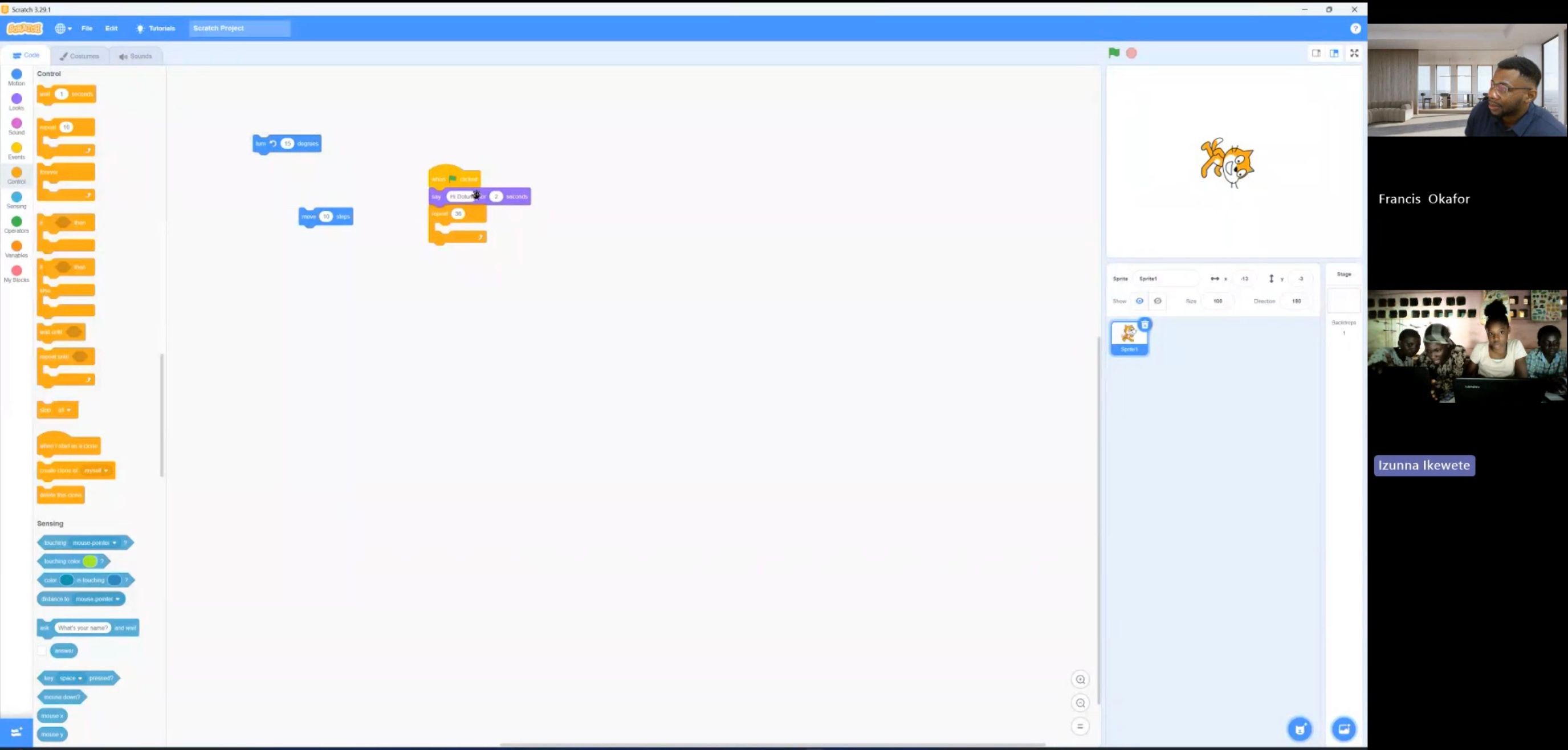 Teaching Scratch Programming to Secondary School Kids in Nigeria