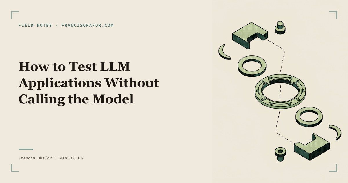 How to Test LLM Applications Without Calling the Model