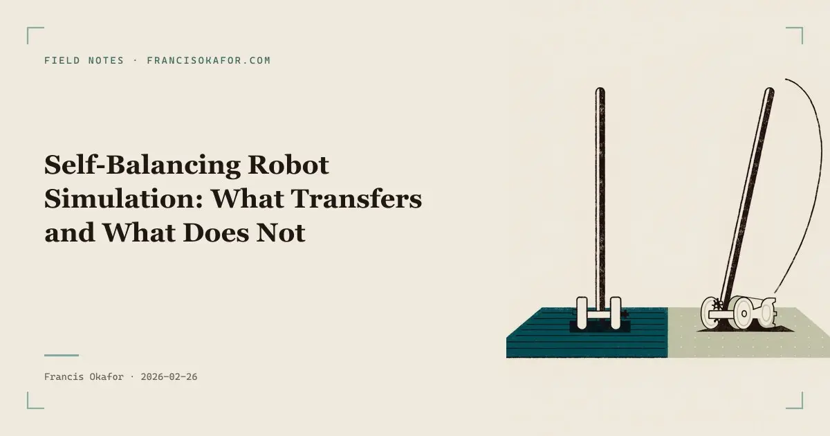 Self-Balancing Robot Simulation: What Transfers and What Does Not