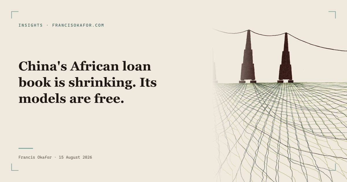China's African loan book is shrinking. Its models are free.