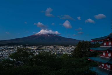 Pemandangan Gunung Fuji, Jepang