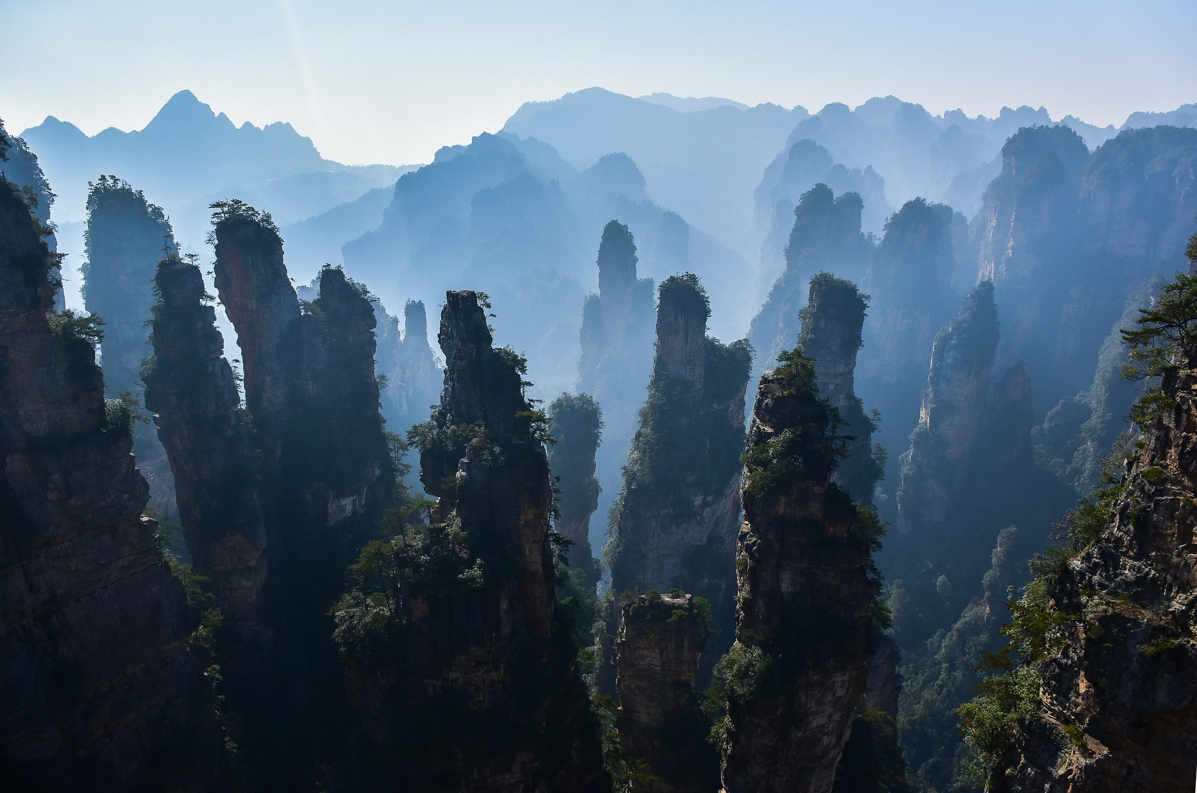 Panorama alam di China