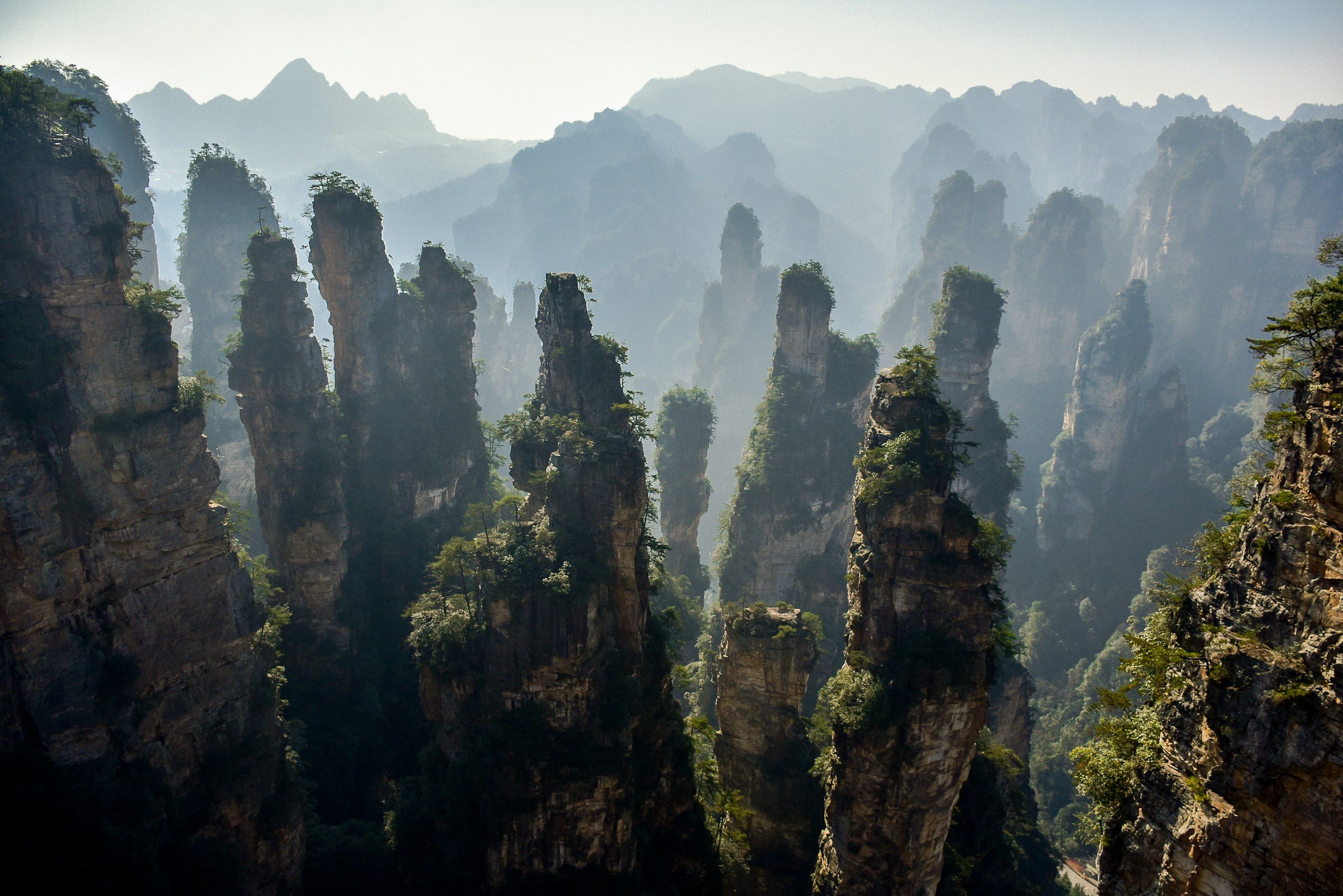 Panorama alam di China