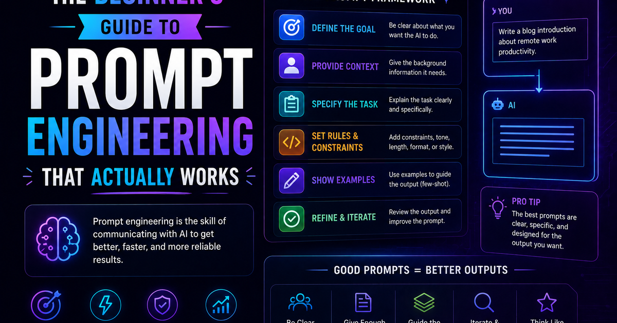 The Beginner's Guide to Prompt Engineering That Actually Works