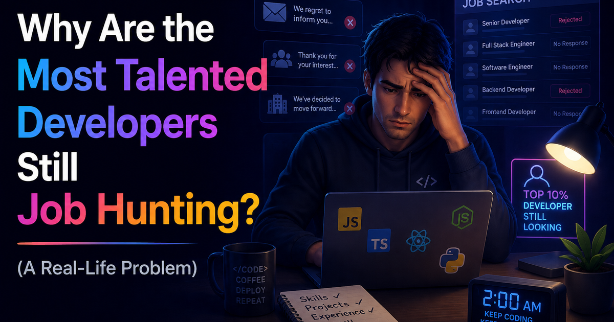 Why Are the Most Talented Developers Still Job Hunting? (A Real-Life Problem)