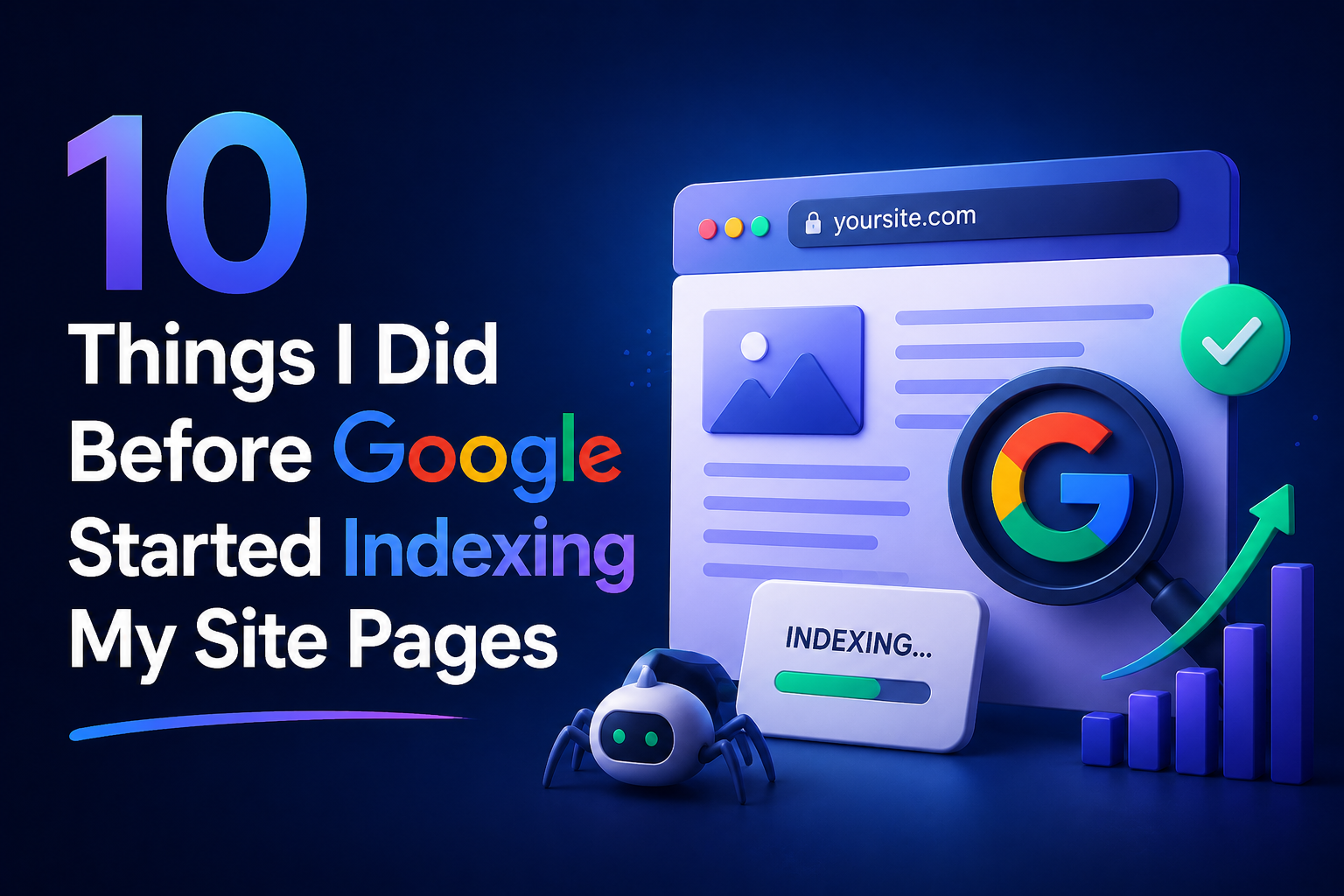 10 Things I Did Before Google Started Indexing My Site Pages