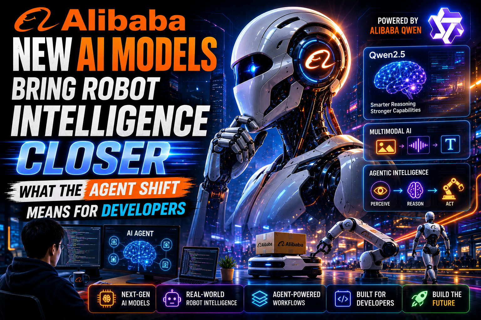 Alibaba's New AI Models Bring Robot Intelligence Closer — What the Agent Shift Means for Developers