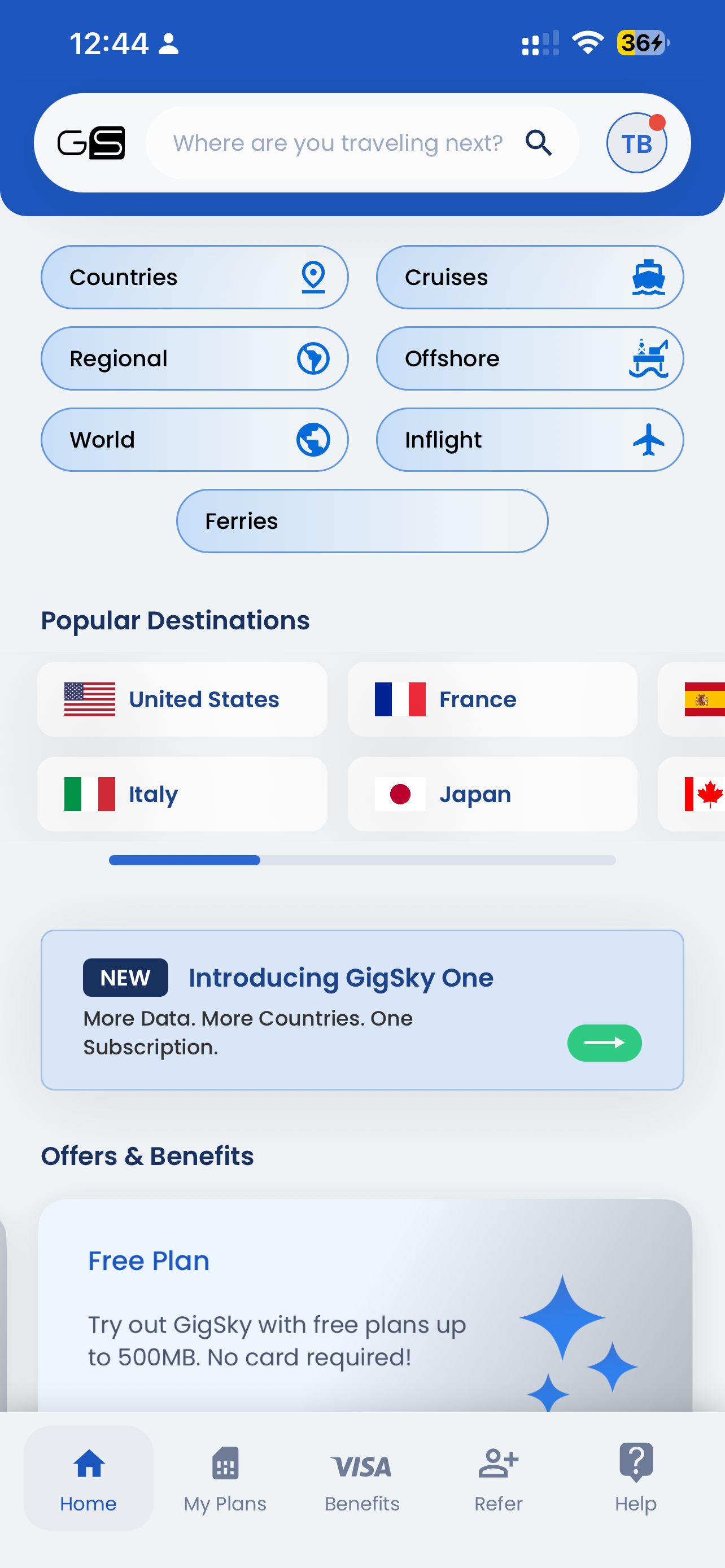 Search for GigSky eSIM