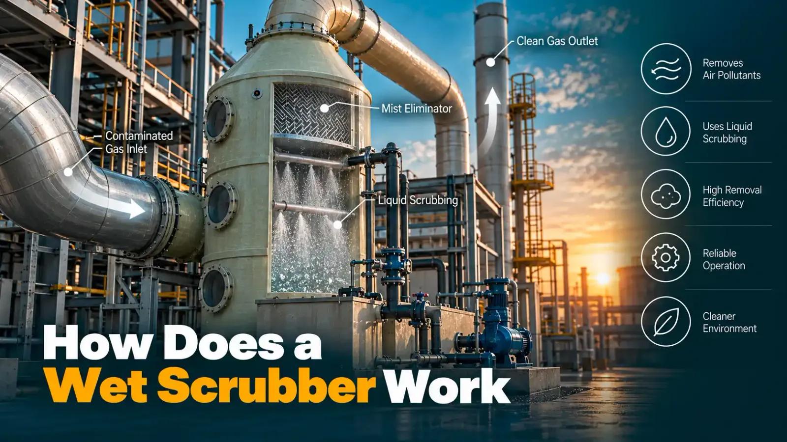 How Does a Wet Scrubber Work: Process and Applications