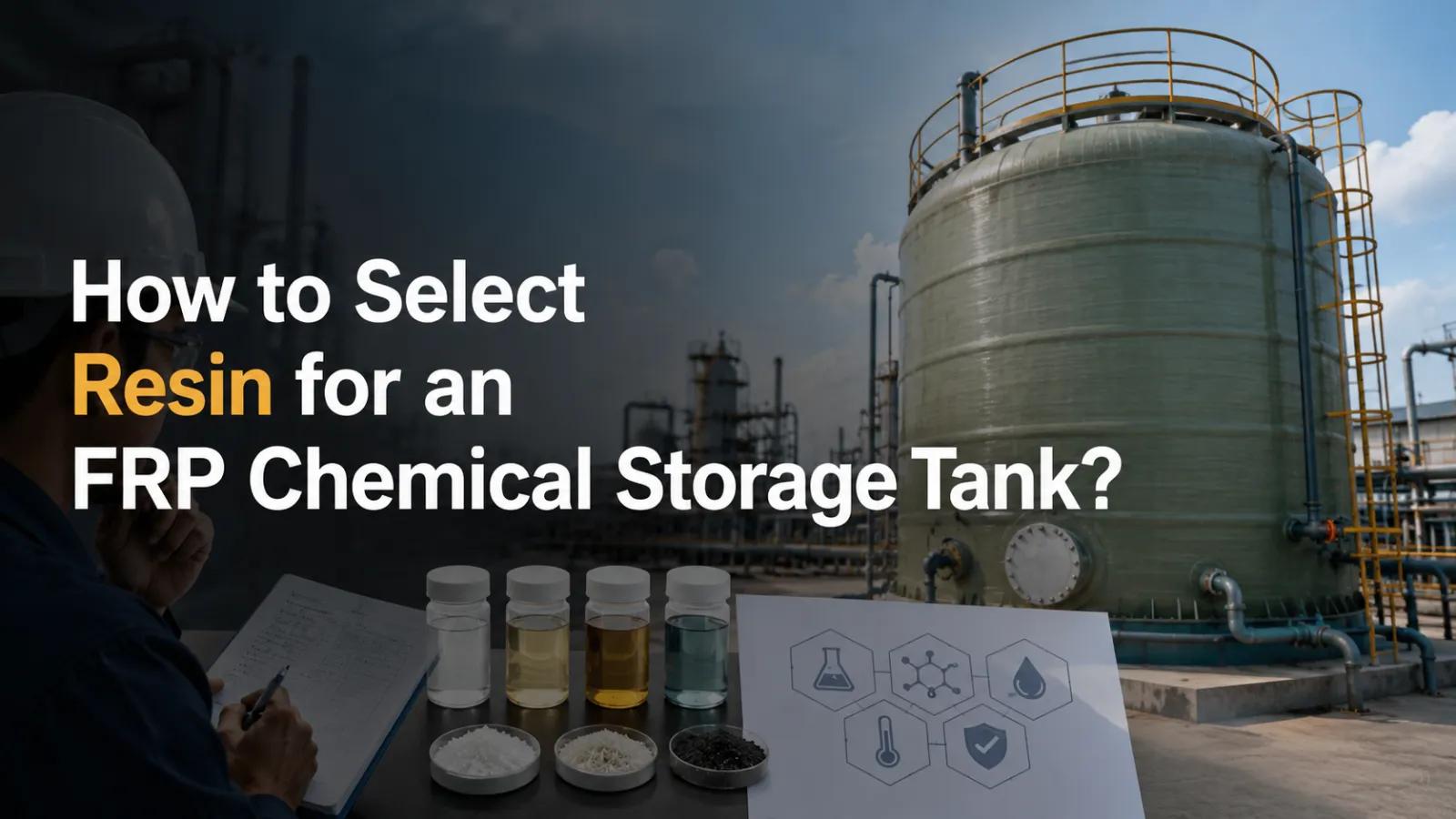 How to Select Resin for an FRP Chemical Storage Tank