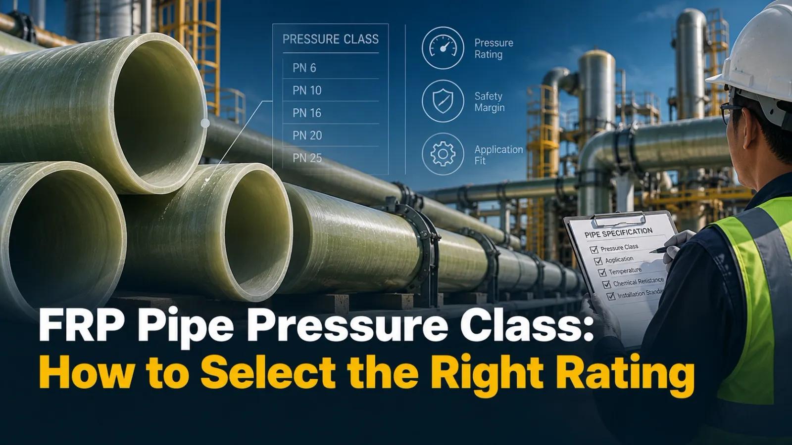 FRP Pipe Pressure Class: How to Select the Right Rating