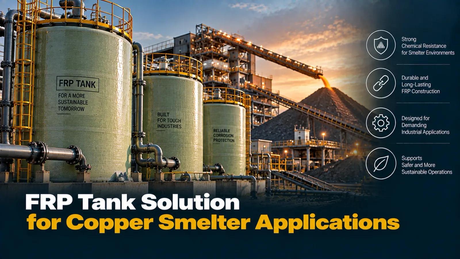 FRP Tank Solution for Copper Smelter Applications