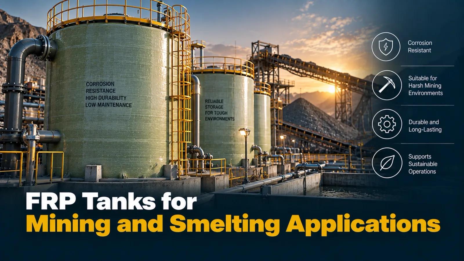 FRP Tanks for Mining and Smelting Applications