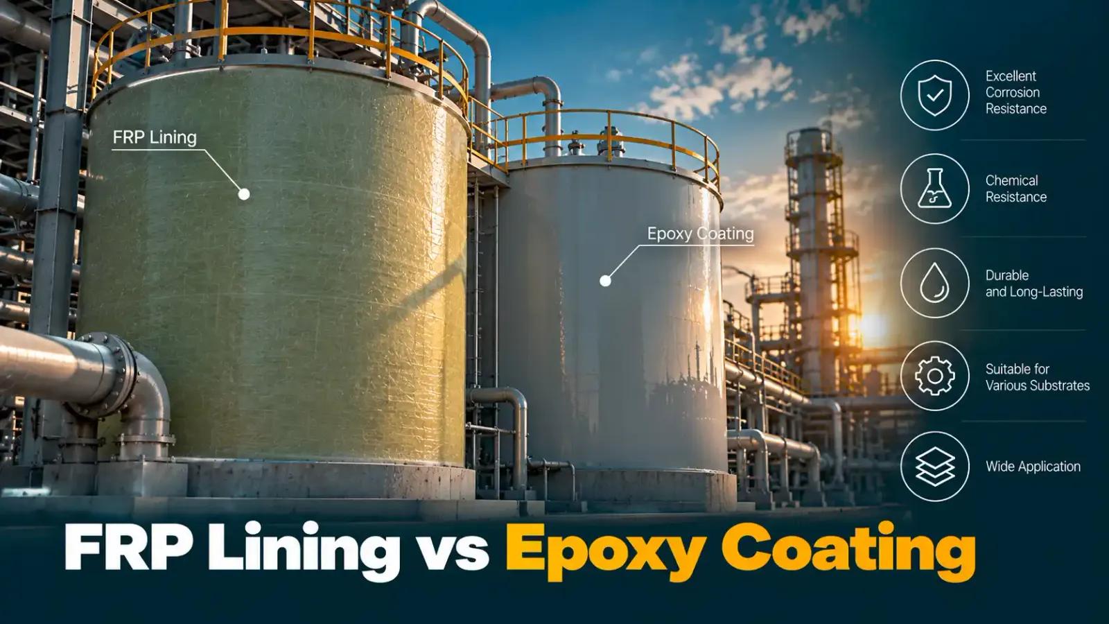 FRP Lining vs Epoxy Coating: Key Differences and Applications