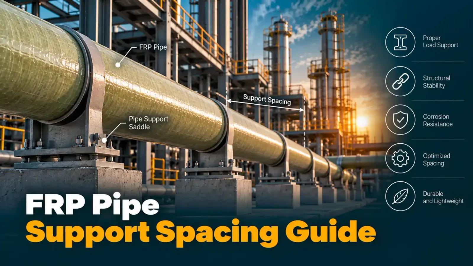 FRP Pipe Support Spacing Guide for Industrial Applications