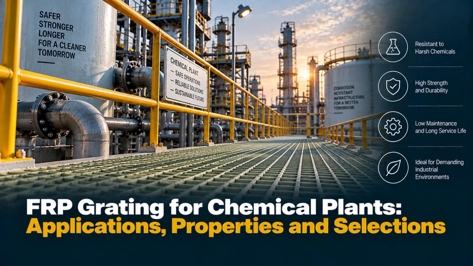 FRP Grating for Chemical Plants: Applications, Properties and Selection
