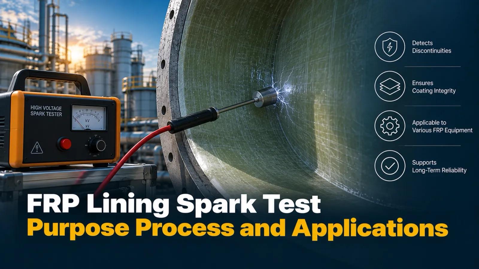 FRP Lining Spark Test Purpose Process and Applications