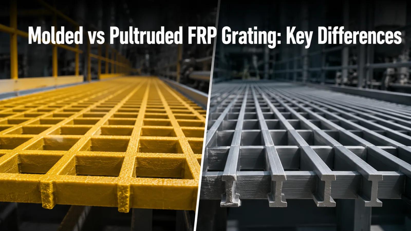 Molded vs Pultruded FRP Grating: Key Differences