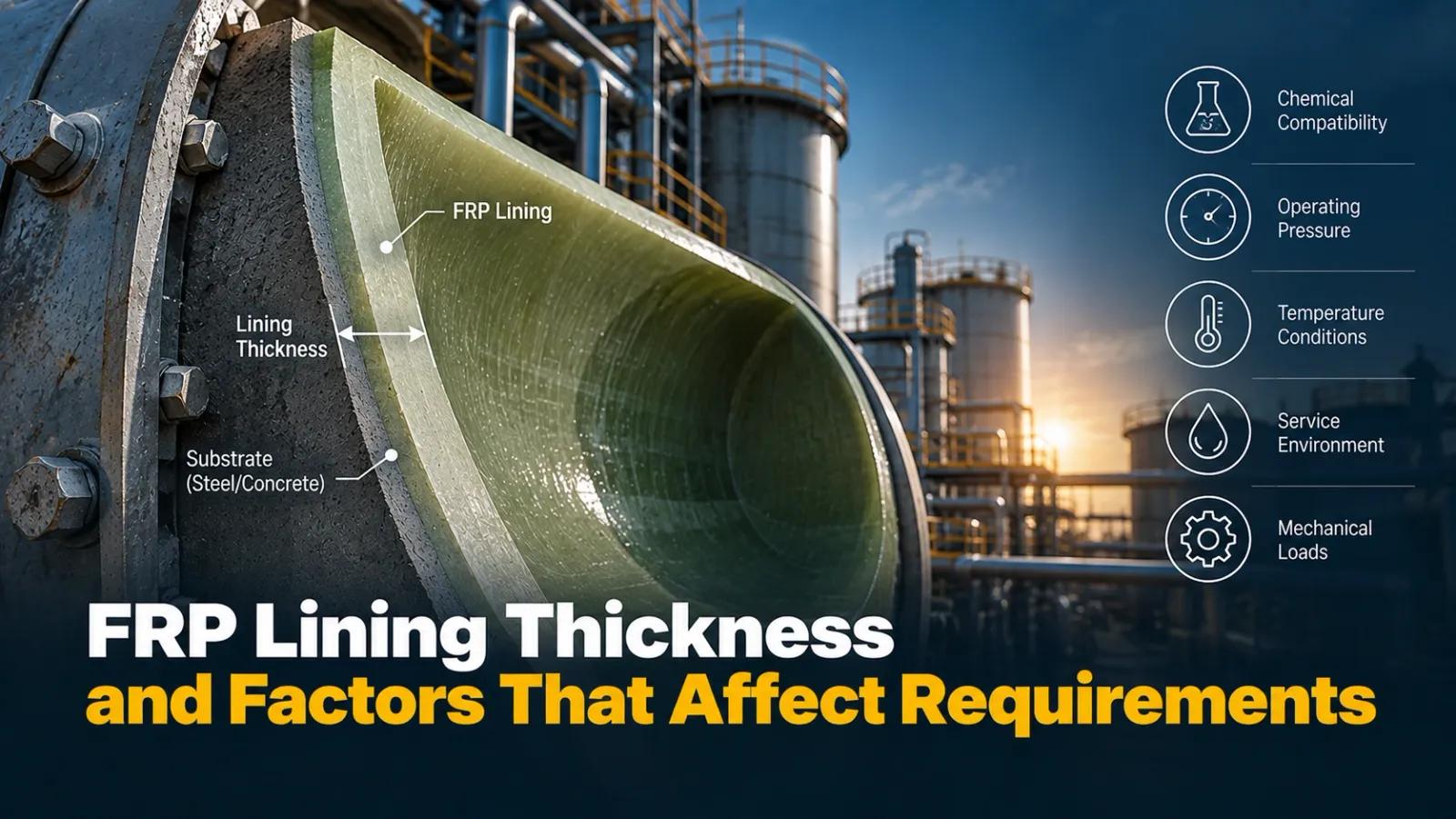 FRP Lining Thickness and Factors That Affect Requirements