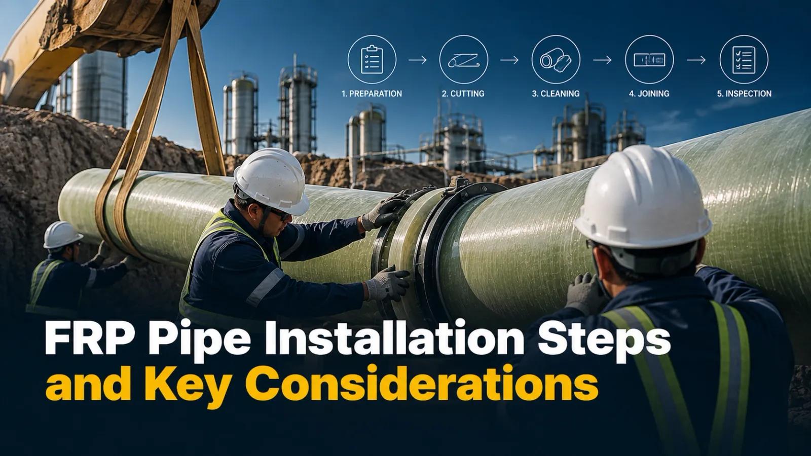 FRP Pipe Installation Steps and Key Considerations