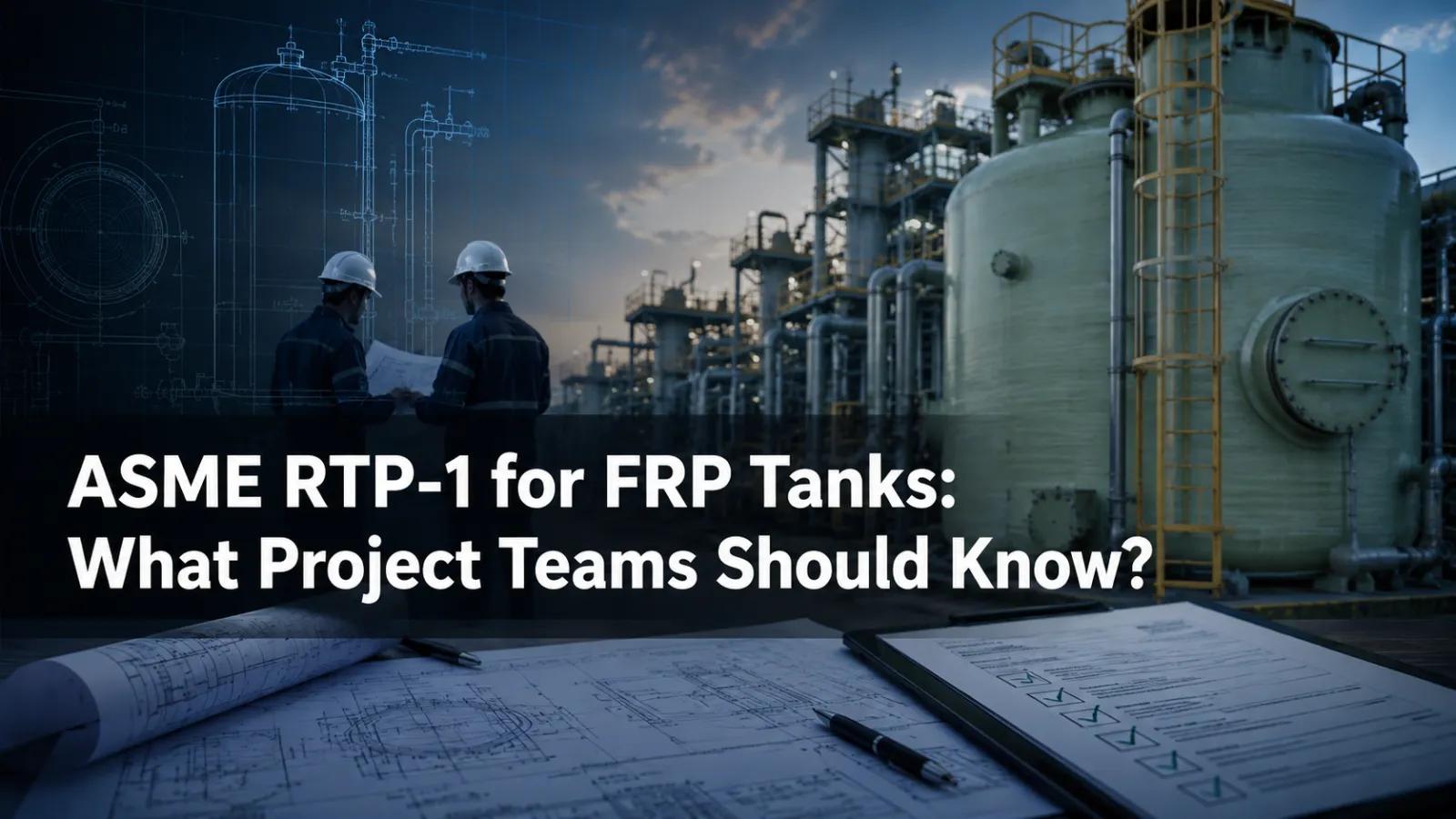 ASME RTP-1 for FRP Tanks: What Teams Should Know