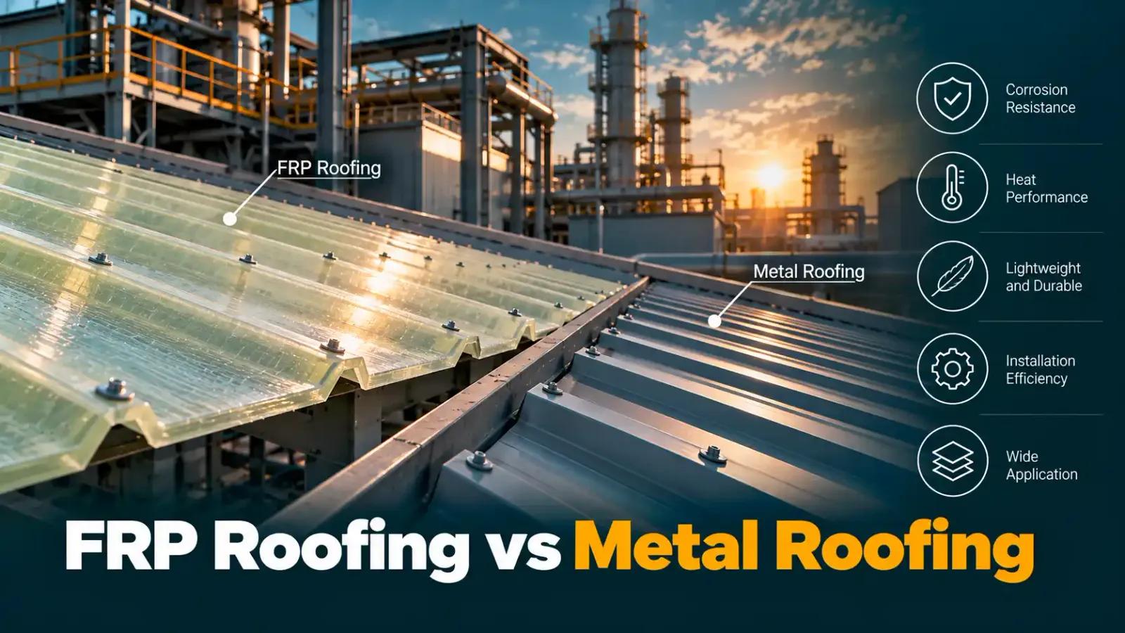 FRP Roofing vs Metal Roofing: Which Is Better?