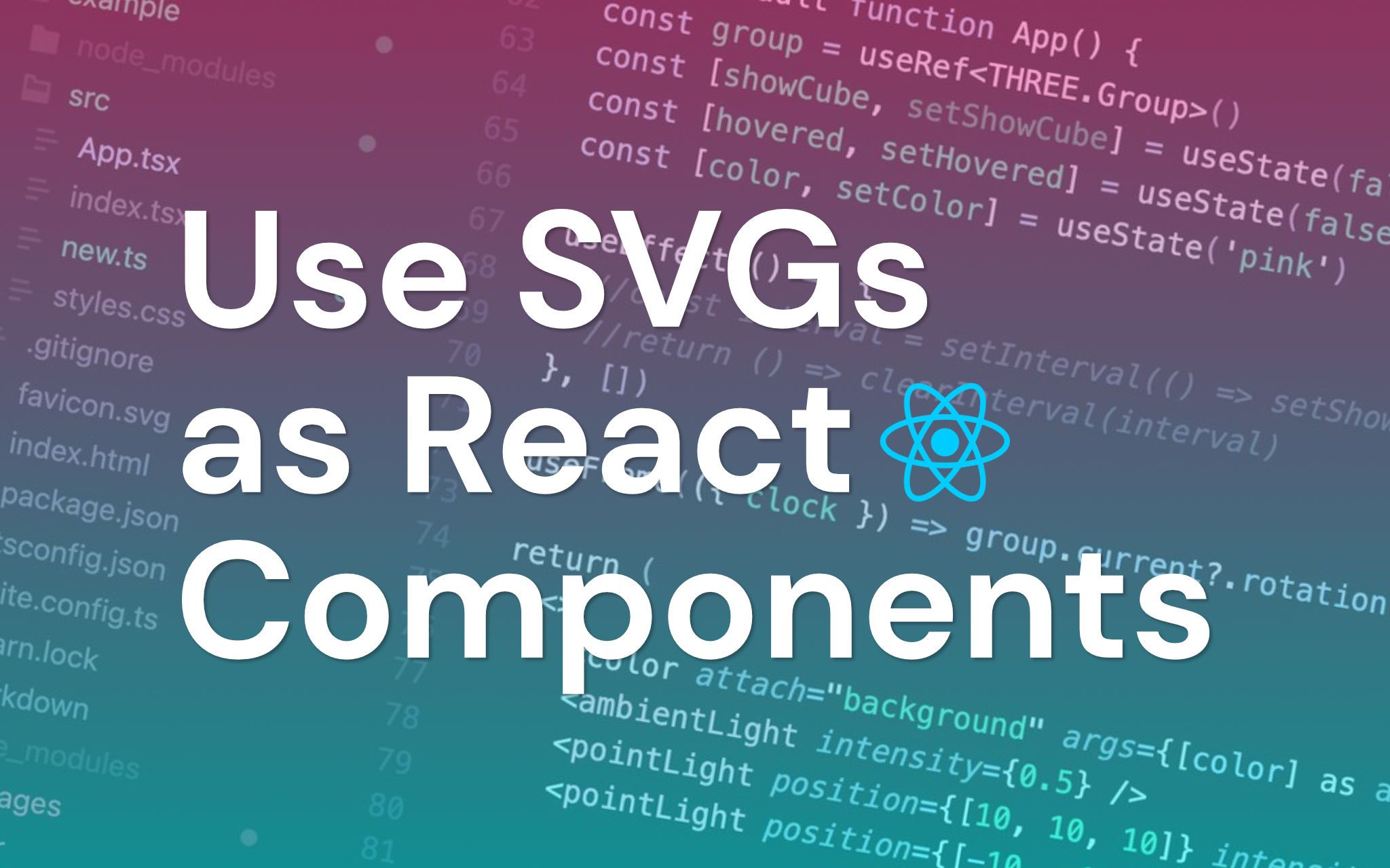Hoe gebruik je SVG's als React components in Next.js thumbnail