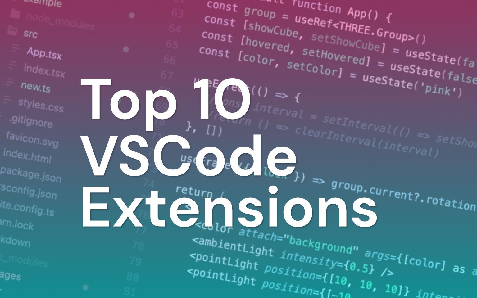Top 10 VSCode extensions thumbnail