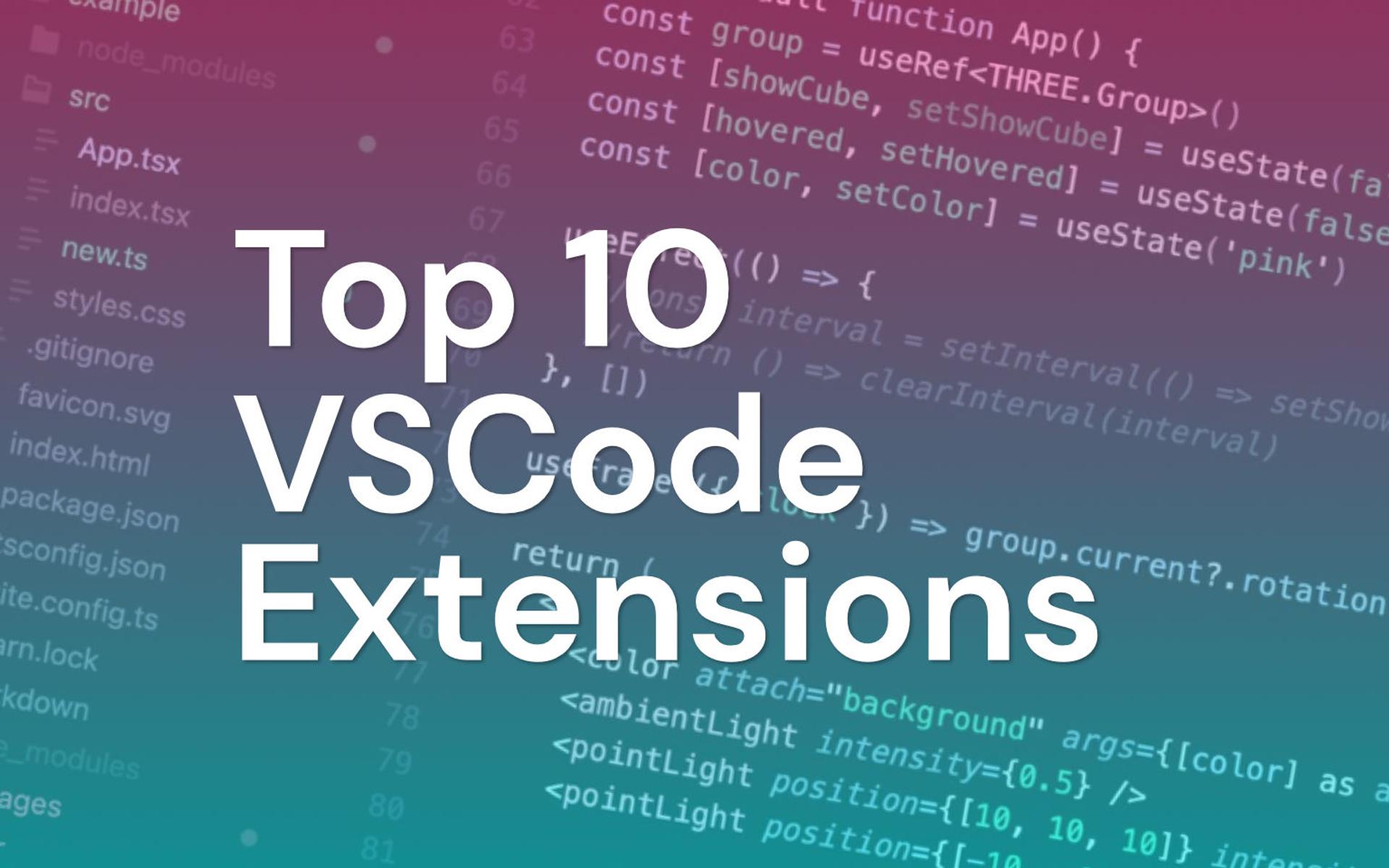 Top 10 VSCode extensions - Stijn Elskens