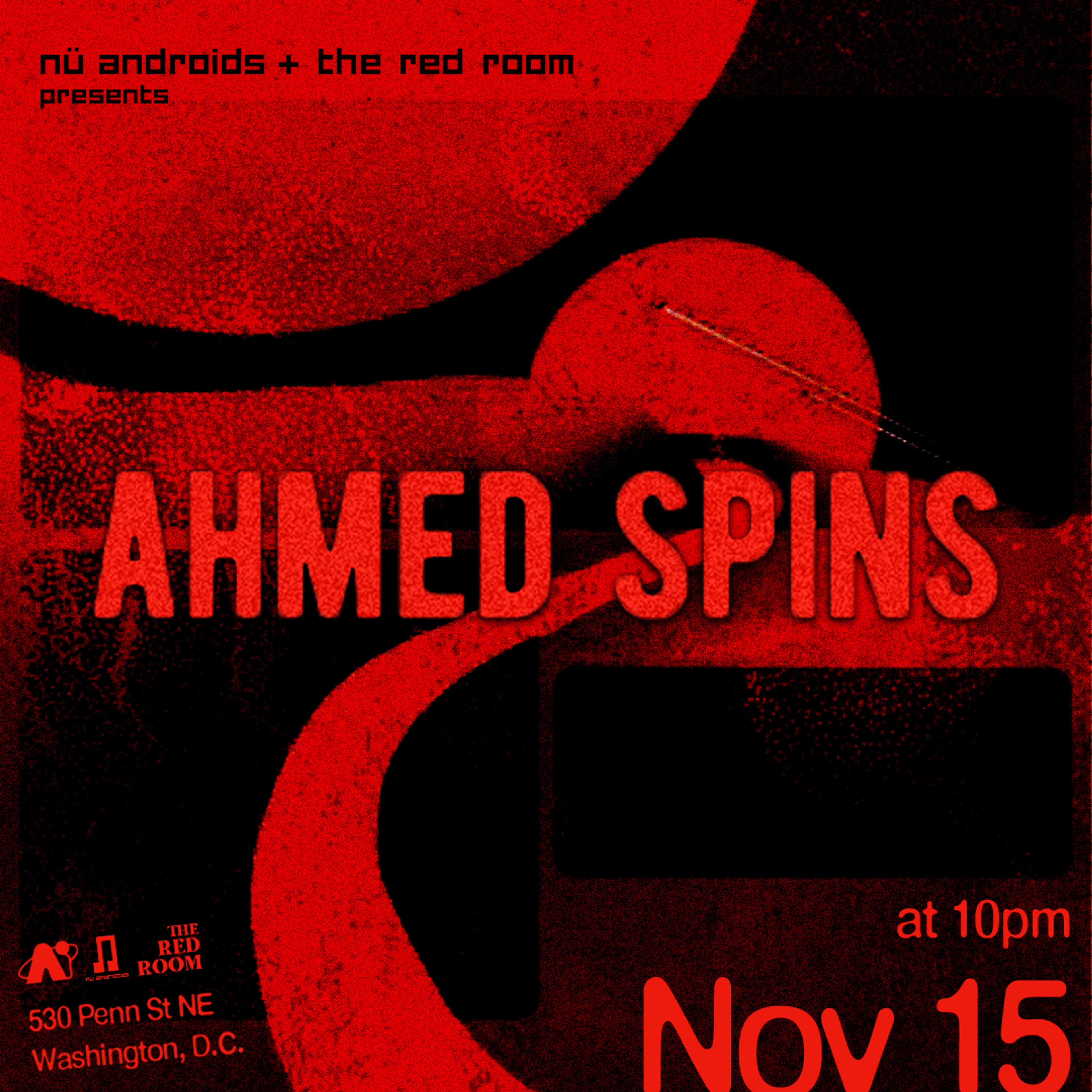 Flyer image for Ahmed Spins