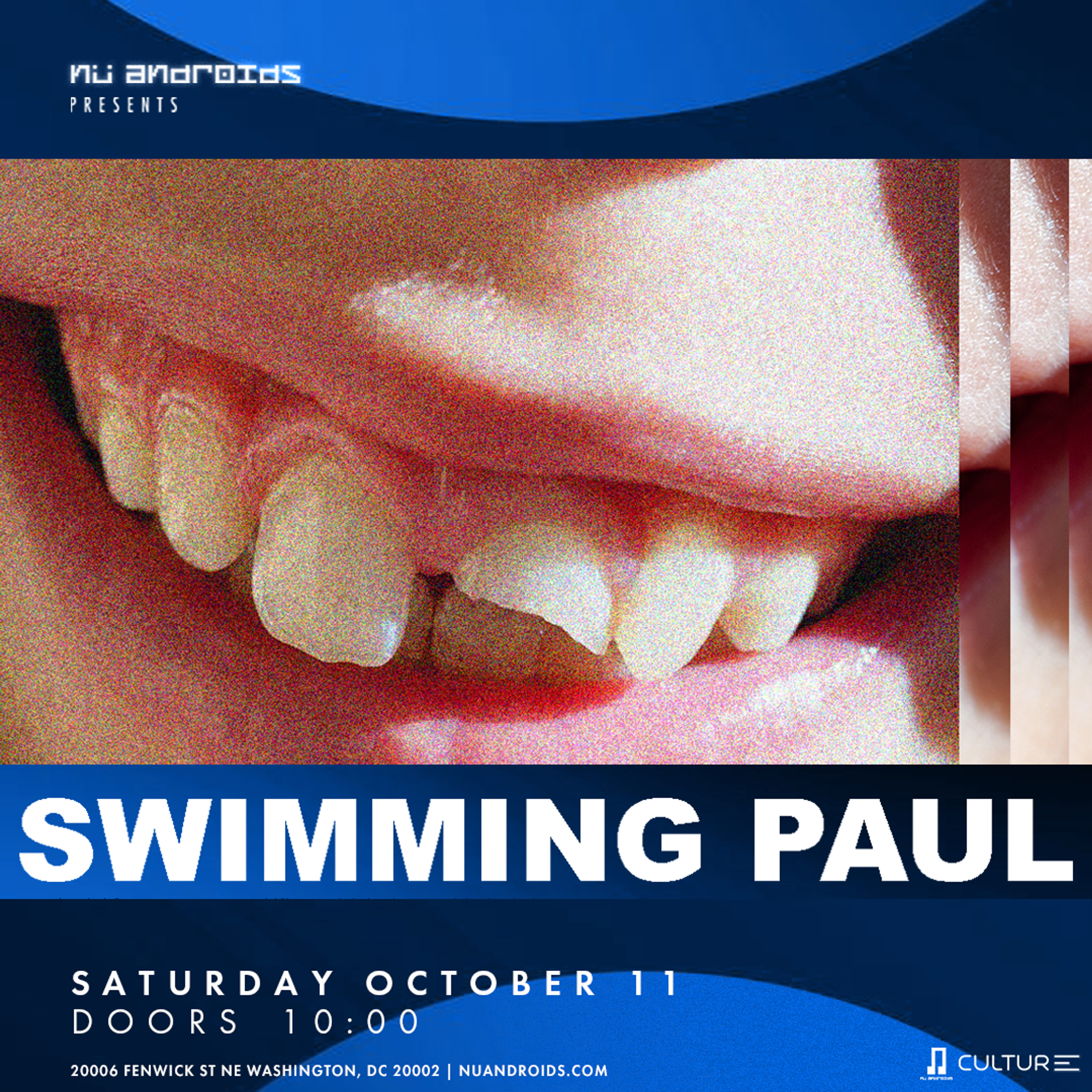 Flyer image for Swimming Paul