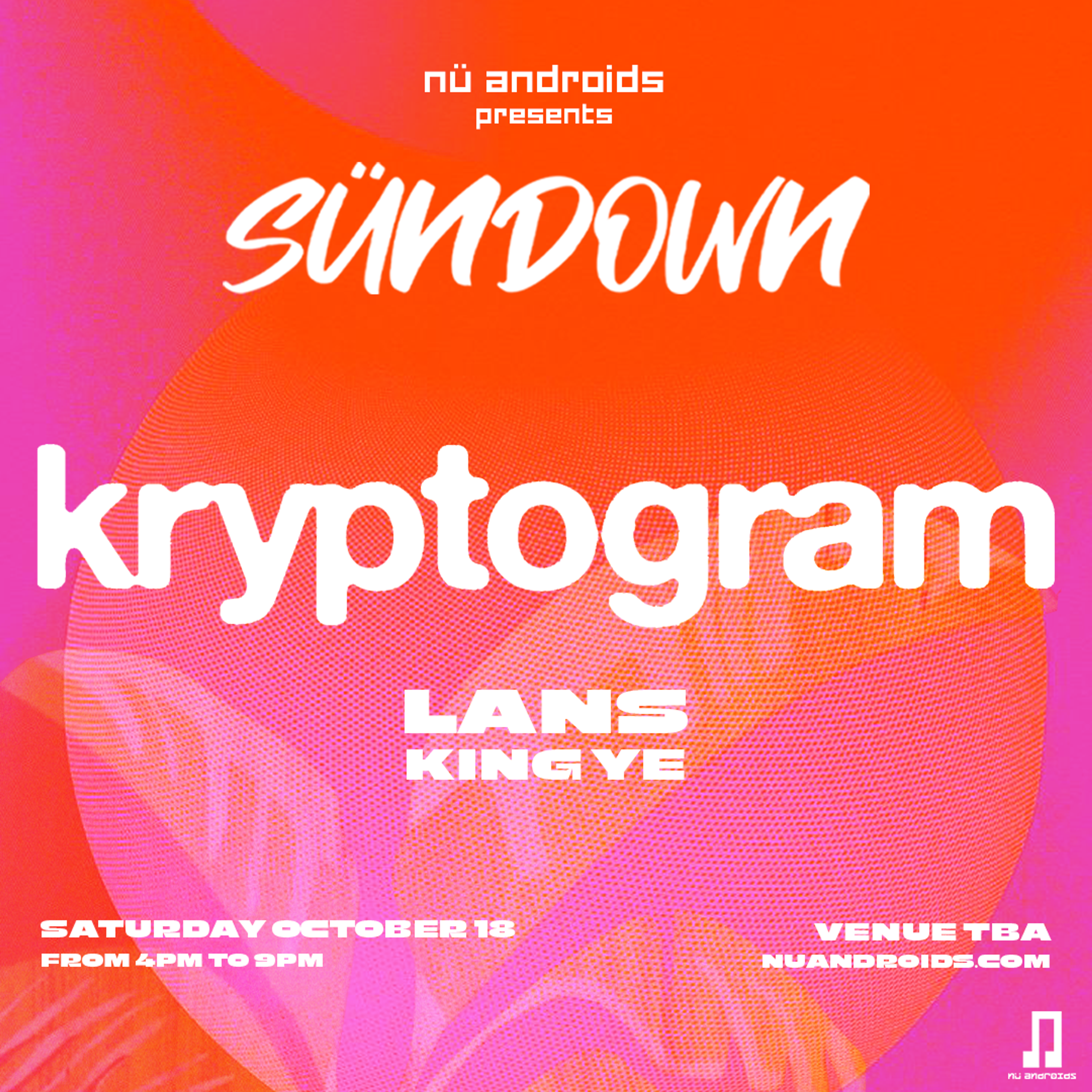 Flyer image for Sündown: Kryptogram