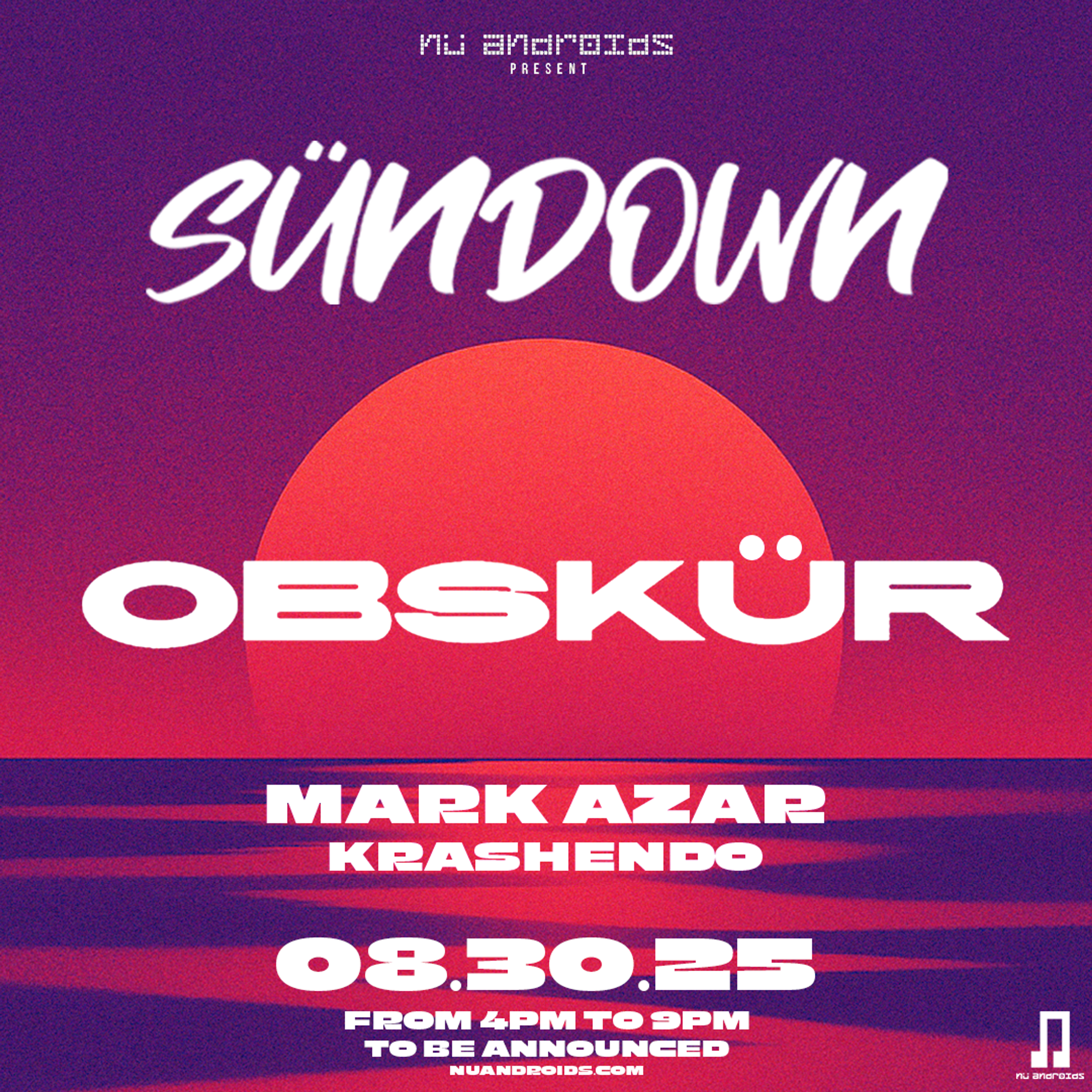 Flyer image for SünDown: Obskür