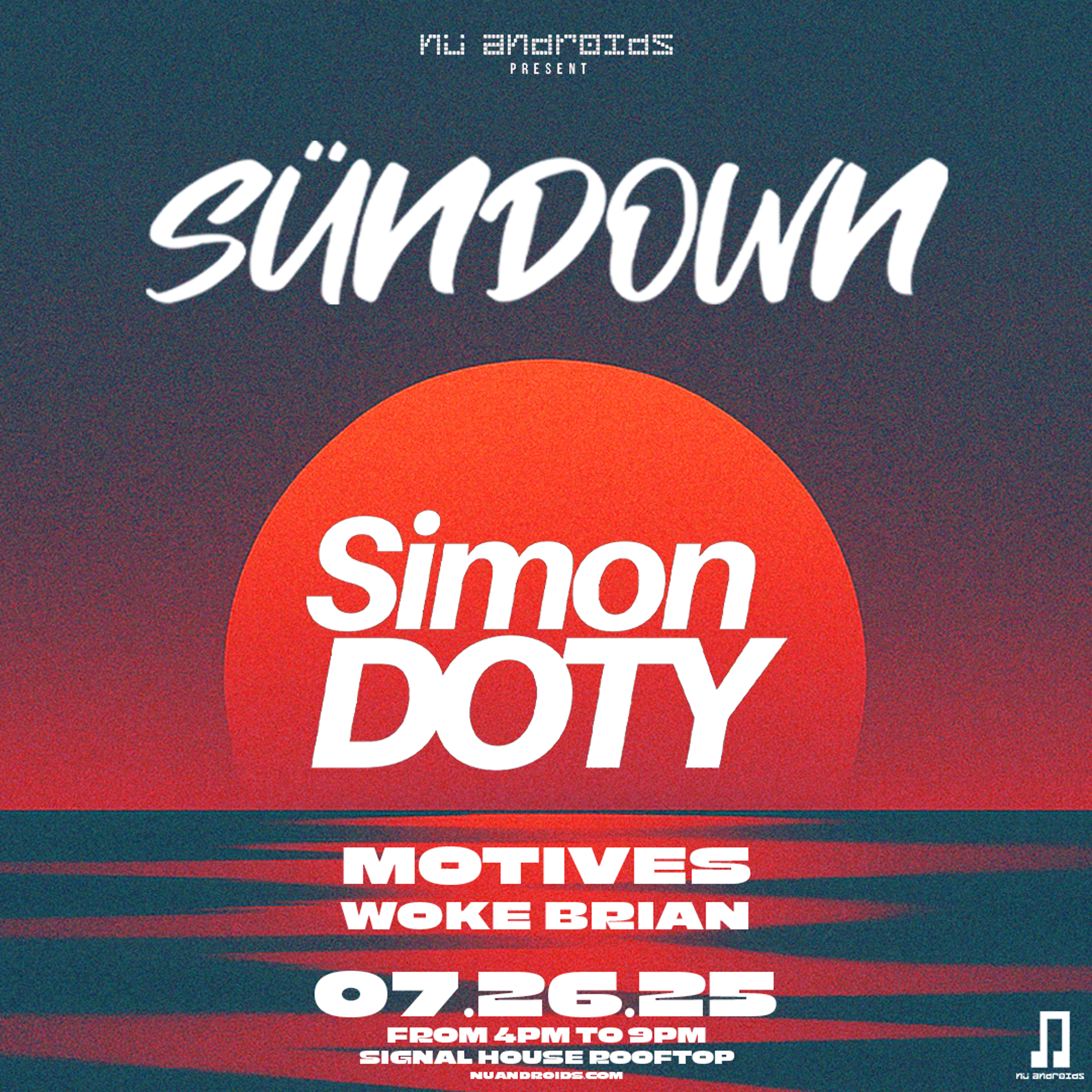 Flyer image for SünDown: Simon Doty