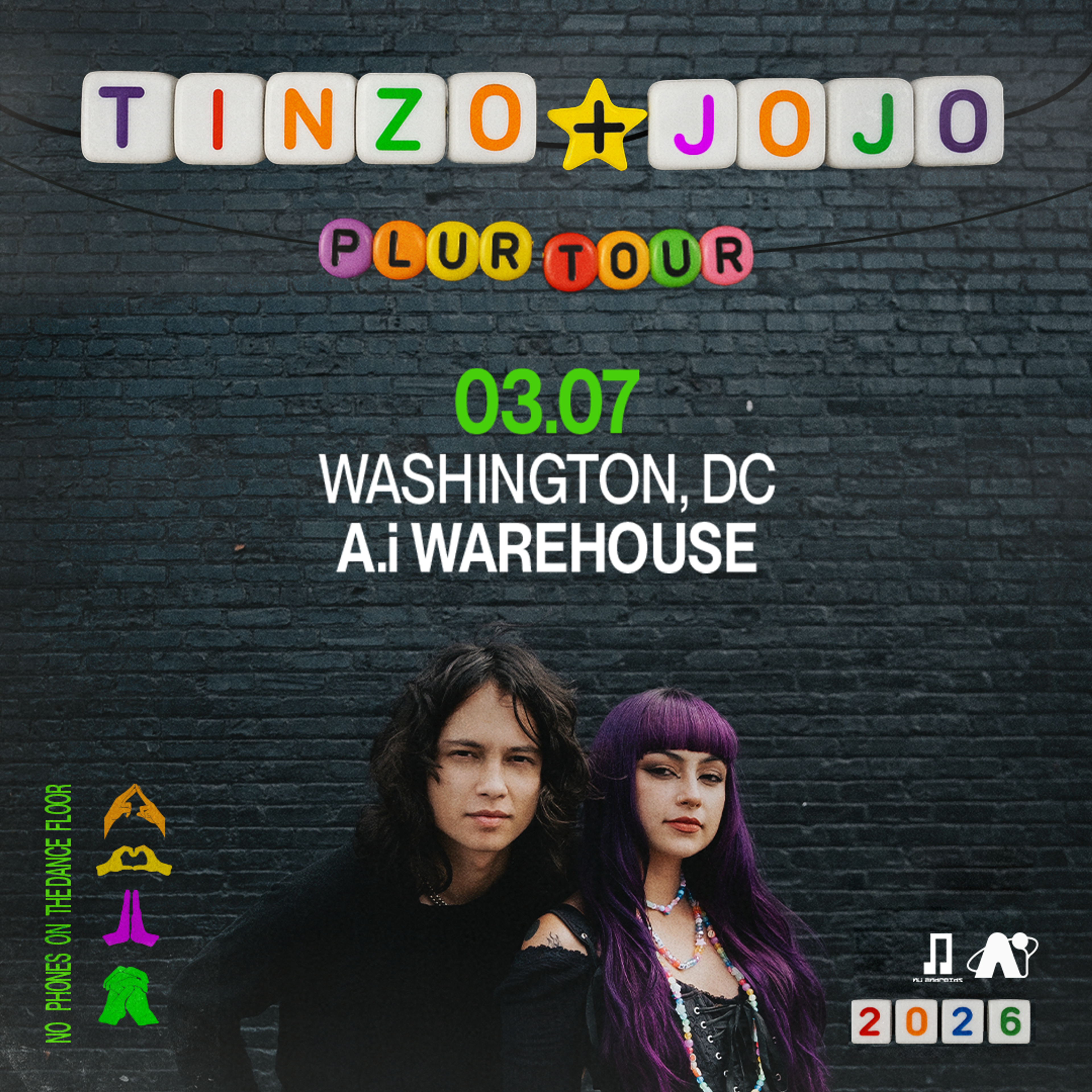 Flyer image for Tinzo & Jojo - Plur Tour