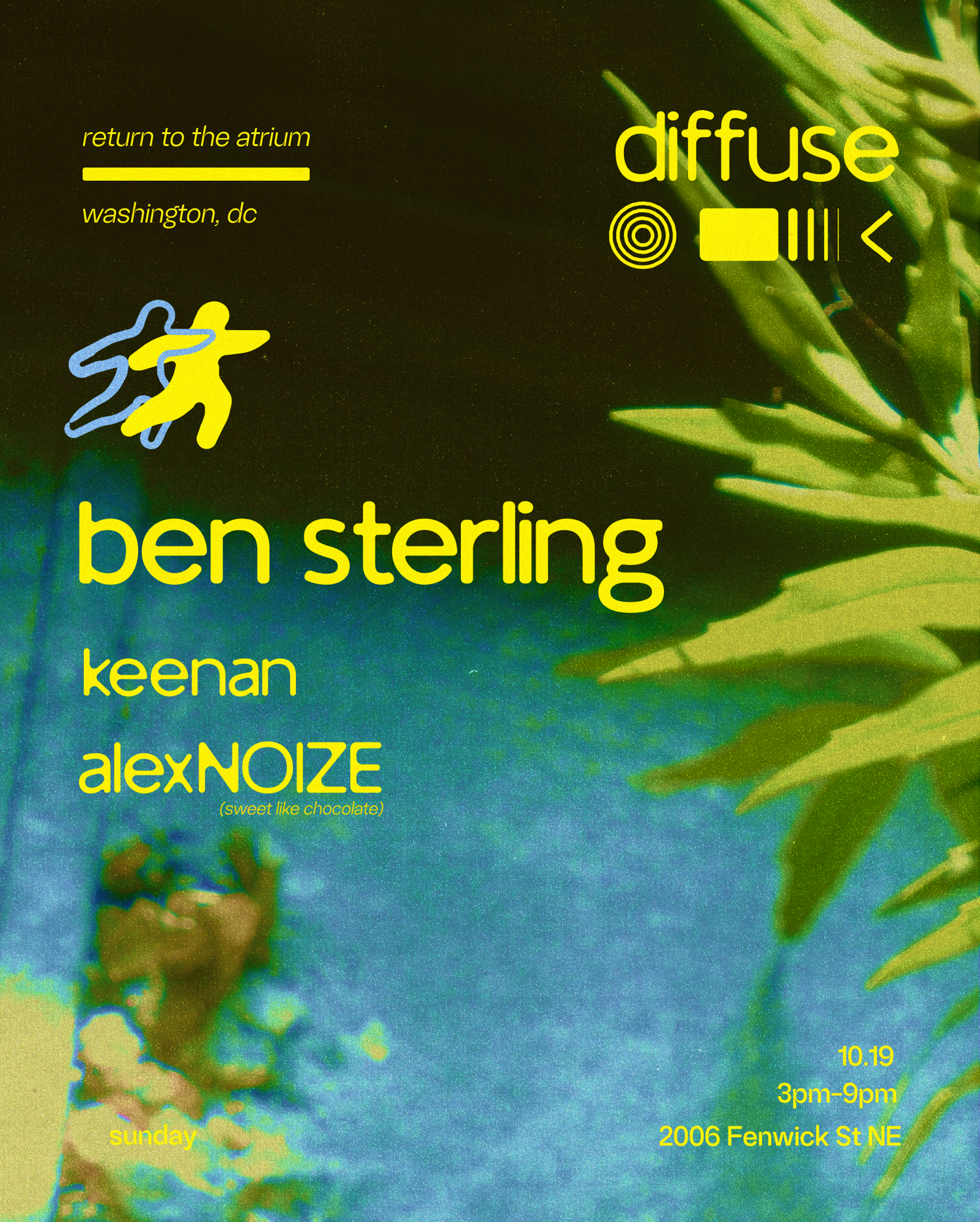 Flyer image for Diffuse: Ben Sterling
