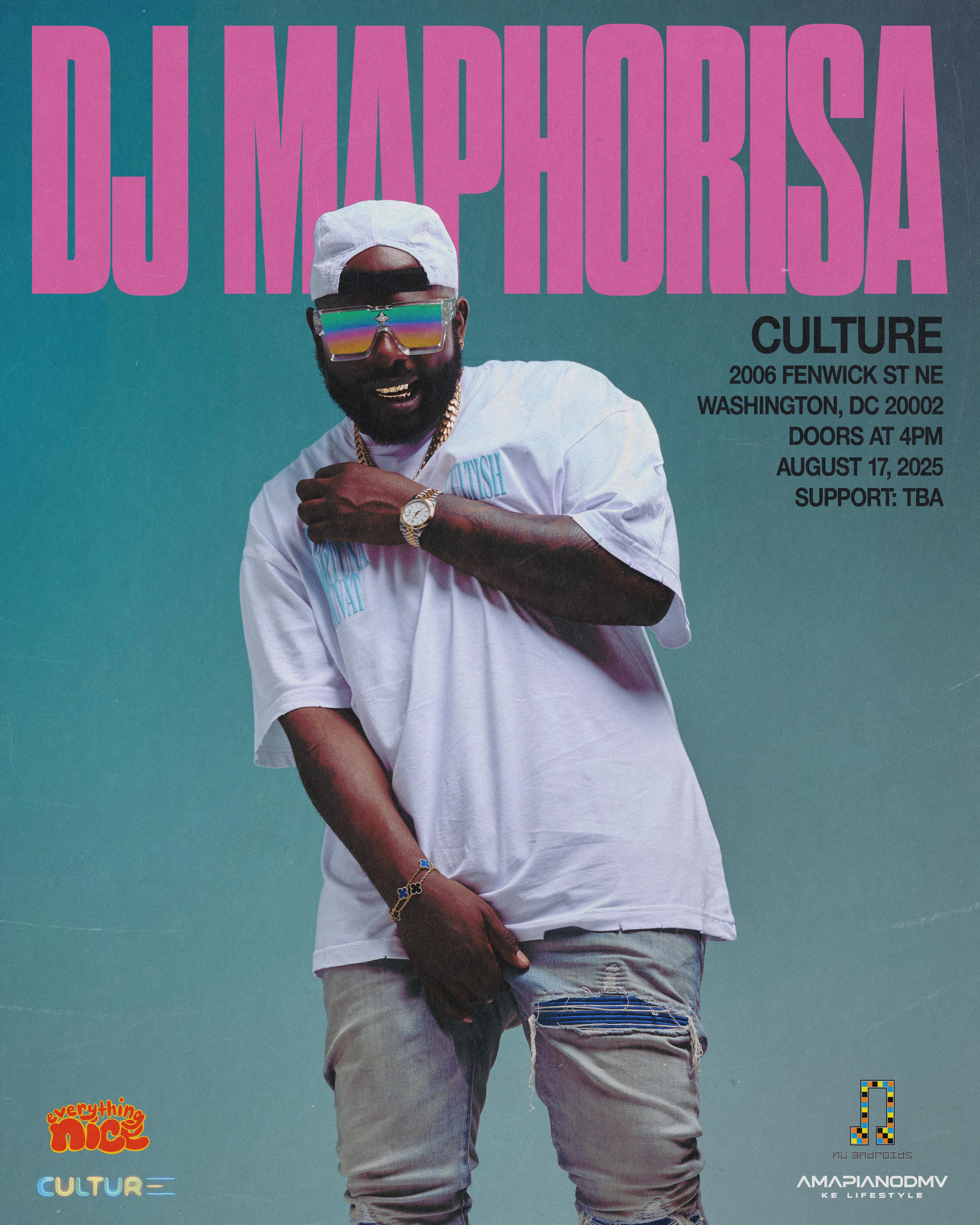Flyer image for Dj Maphorisa