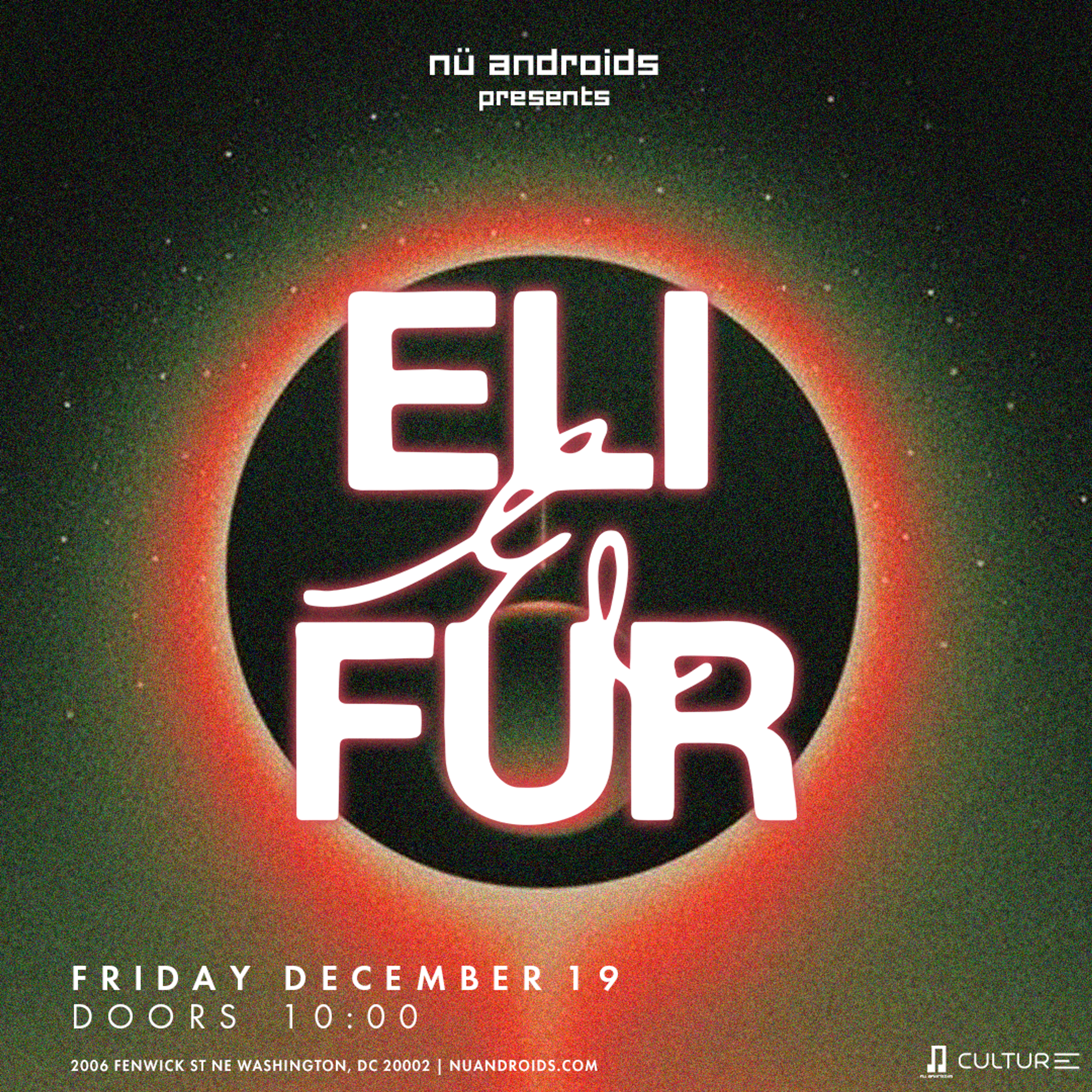 Flyer image for Eli & Fur