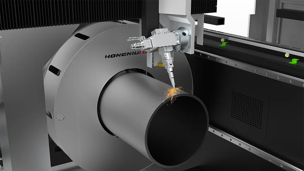 HongNiu Four-Chucks Laser Tube Cutting Machine (Semi-Auto Loading) — photo 5