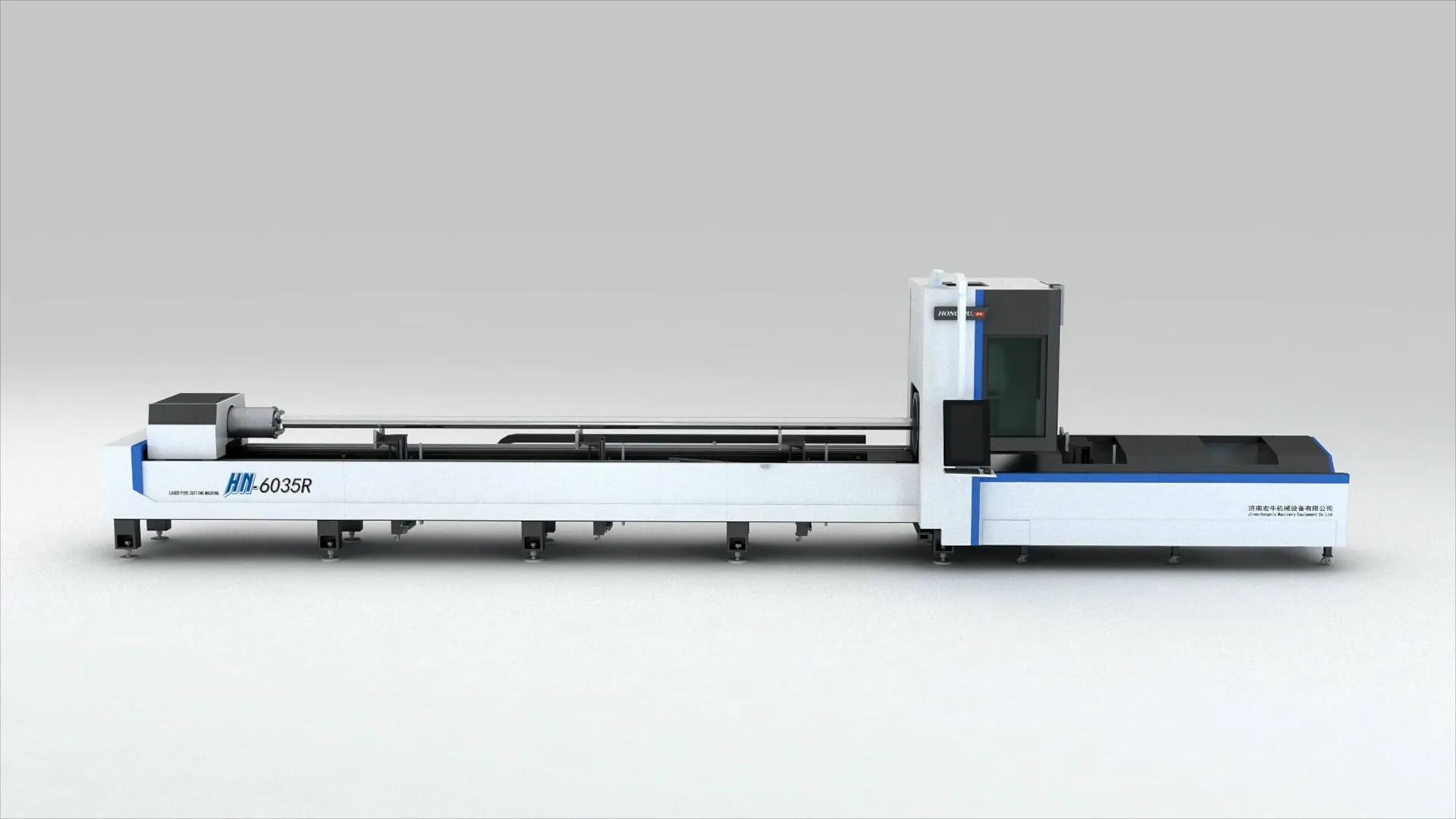 HongNiu Two-Chucks Fiber Laser Tube Cutting Machine — photo 5