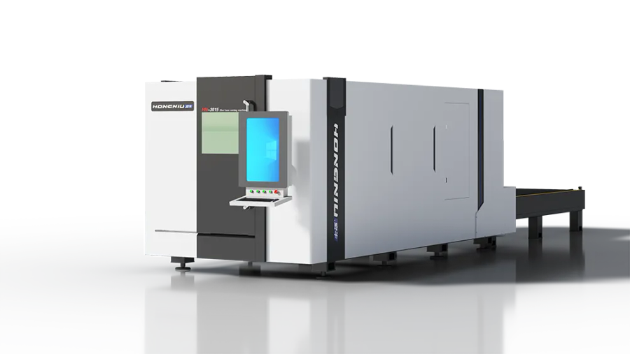 HongNiu High Power Full Cover Fiber Laser Cutting Machine