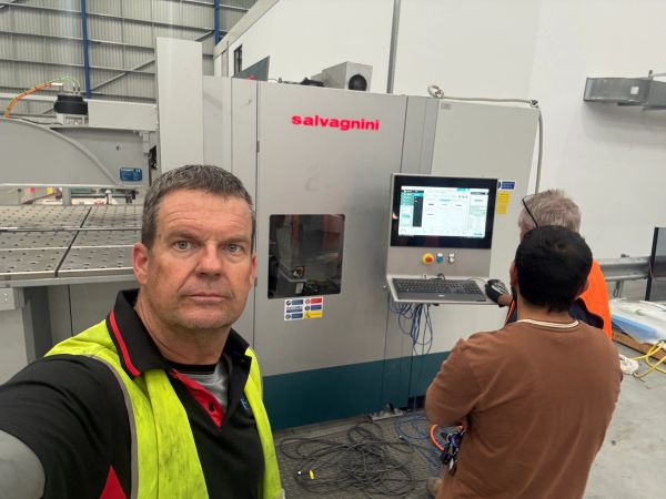 Machine Installation Salvagnini Panel Bender Commissioning