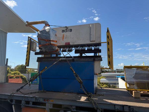 Machine Installation Adira Press Brake Truck Delivery