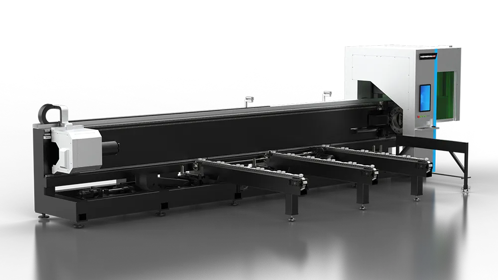 HongNiu Semi-Automatic Loading Two-Chucks Fiber Laser Tube Cutting Machine — photo 2