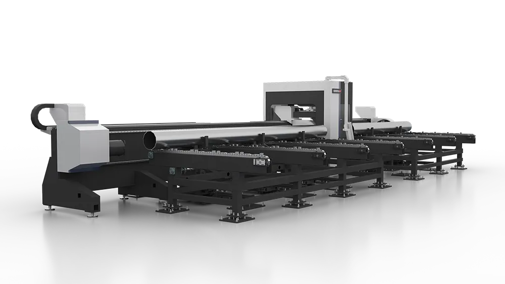 HongNiu Side-Mounted Three-Chucks Laser Tube Cutting Machine (Semi-Auto Loading) — photo 4